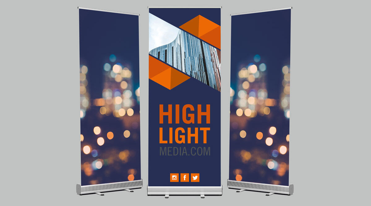Standard Pull Up Banner - 1200mm Wide – Award Banner and Signs Ltd